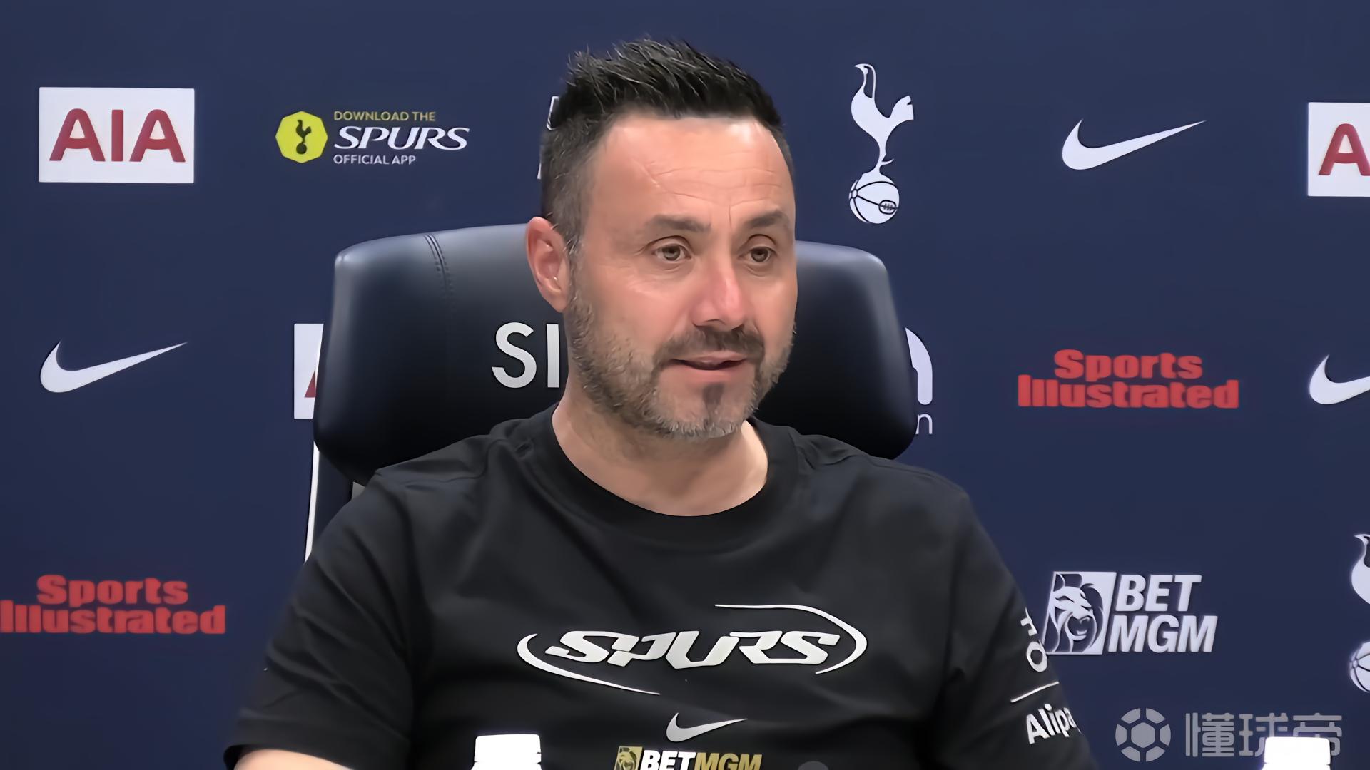 德泽尔比：我看到的球员充满能量和激情，所以我持有乐观态度